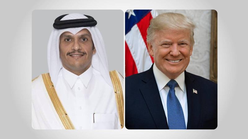لقاءٌ مرتقب اليوم بين ترامب ورئيس وزراء قطر