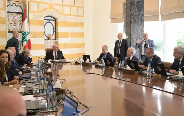 جلسة مجلس الورراء