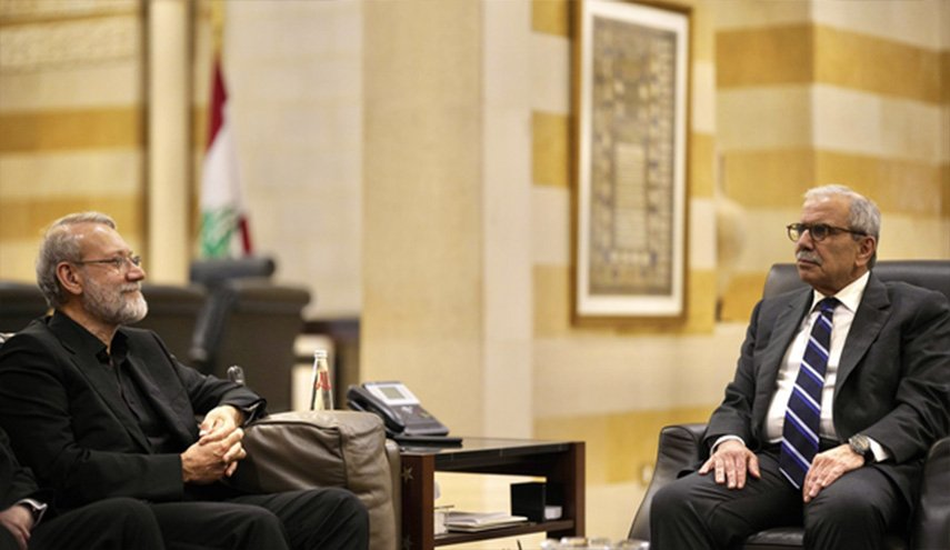 سلام ولاريجاني سلام يلتقي لاريجاني في السراي