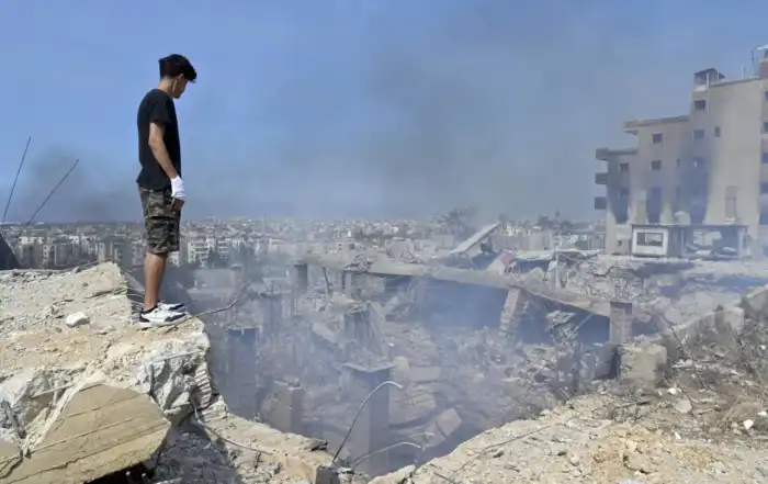 مكان اغتيال نصرالله الحفرة