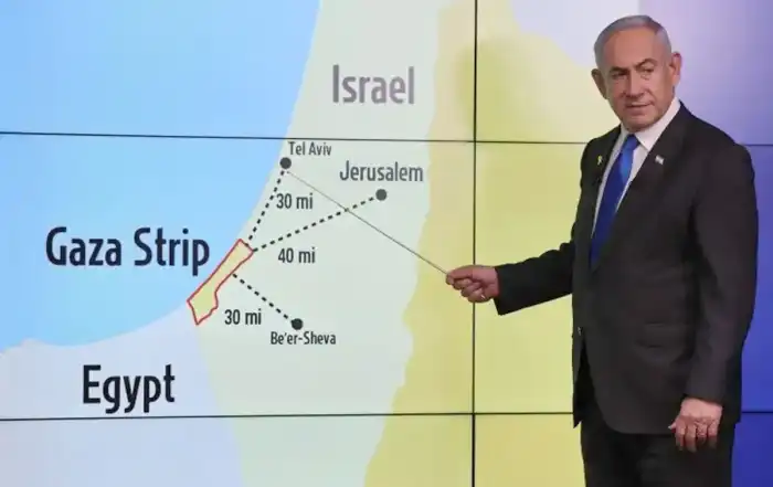 نتنياهو خريطة1