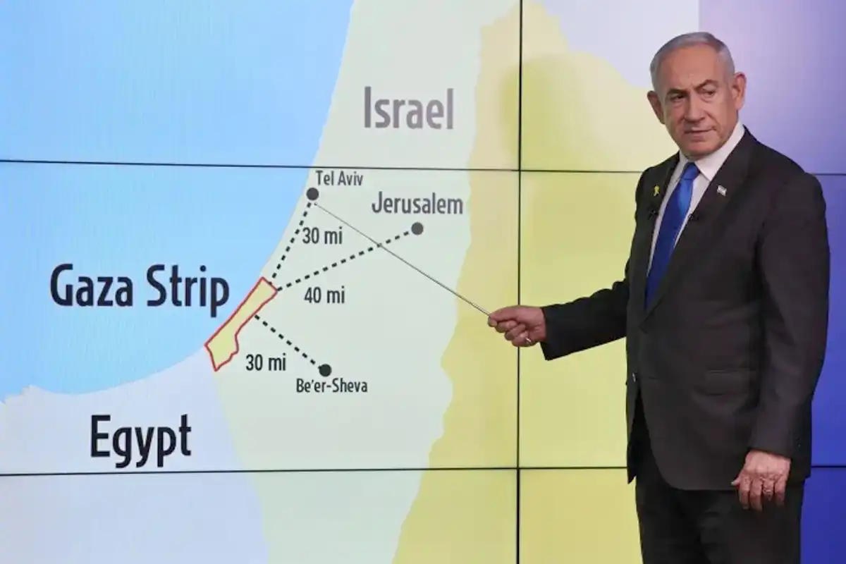 نتنياهو خريطة1