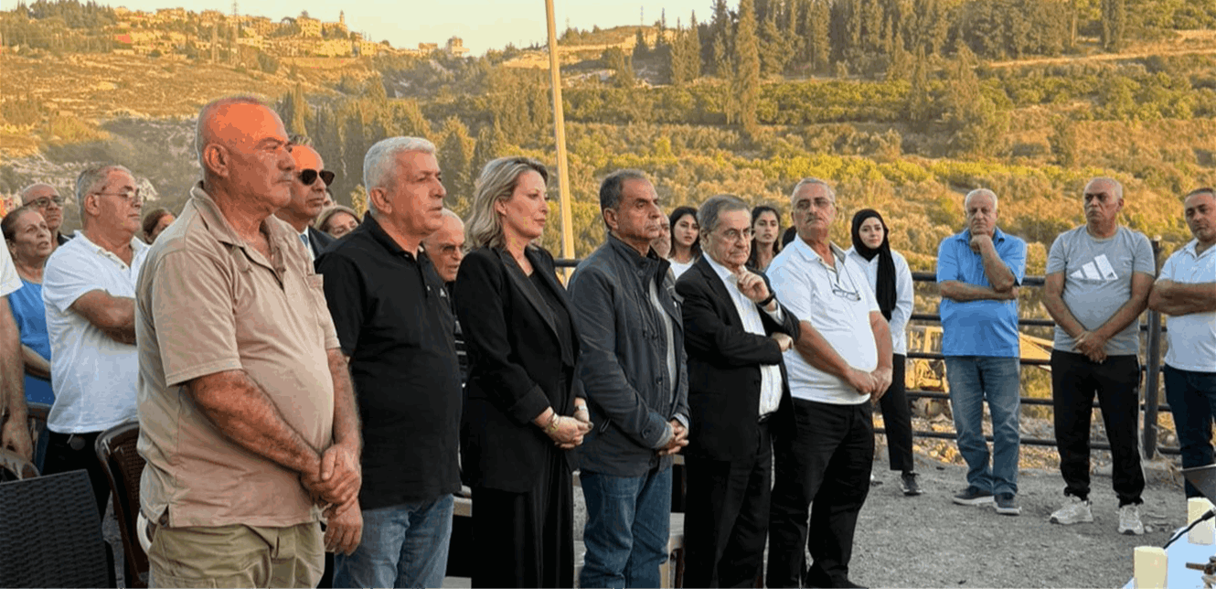 IMG_3891 قداس في المصيلح من أجل سلامة الأهالي وشفاء الجرحى