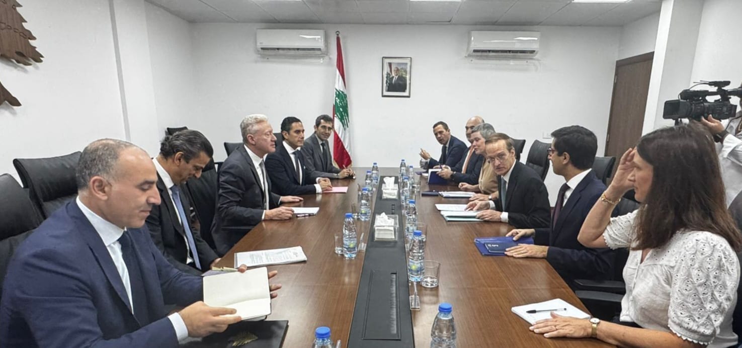 استقبالات رجي رجّي بحث مع وفد أوروبي في دعم الجيش: للضغط على إسرائيل لوقف اعتداءاتها