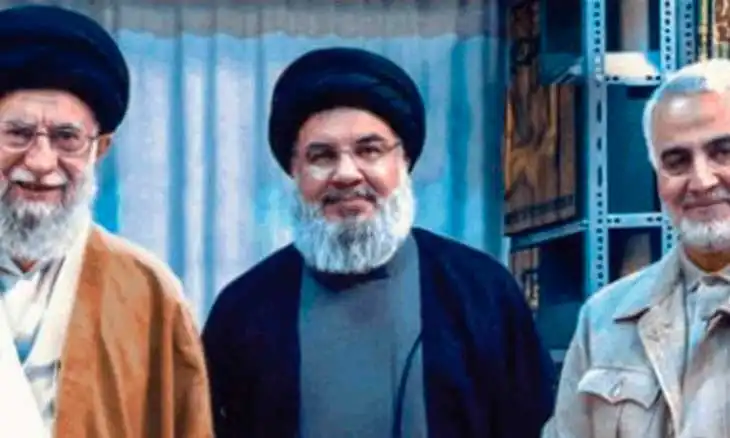 الخامنئي نصرالله سليماني