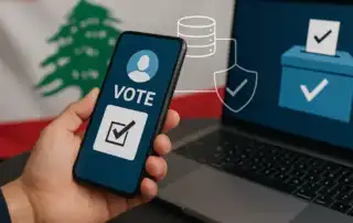 انتخابات تصويت الكتروني