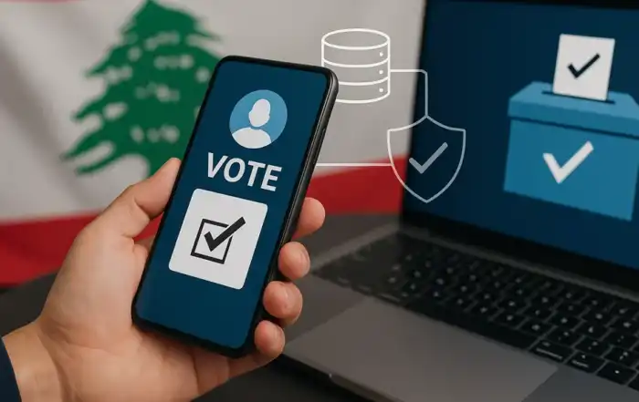 انتخابات تصويت الكتروني