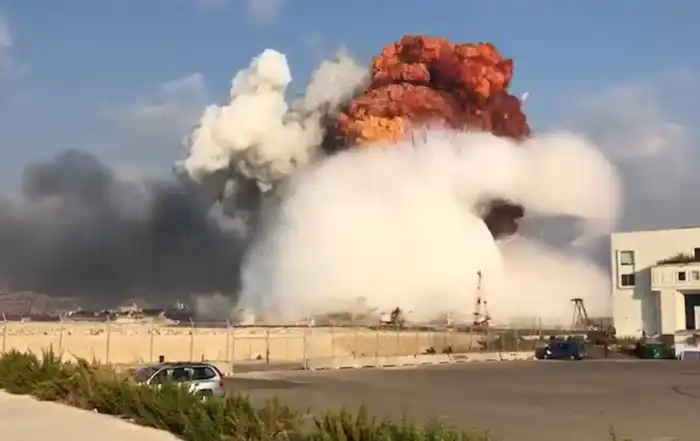 انفجار المرفأ بيروت