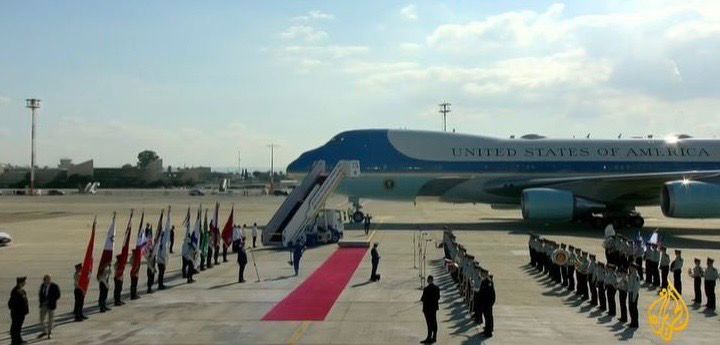 ترامب 2 بالصورة- وصول ترامب الى إسرائيل، وشرم الشيخ تتحضّر لـ قمّة السلام