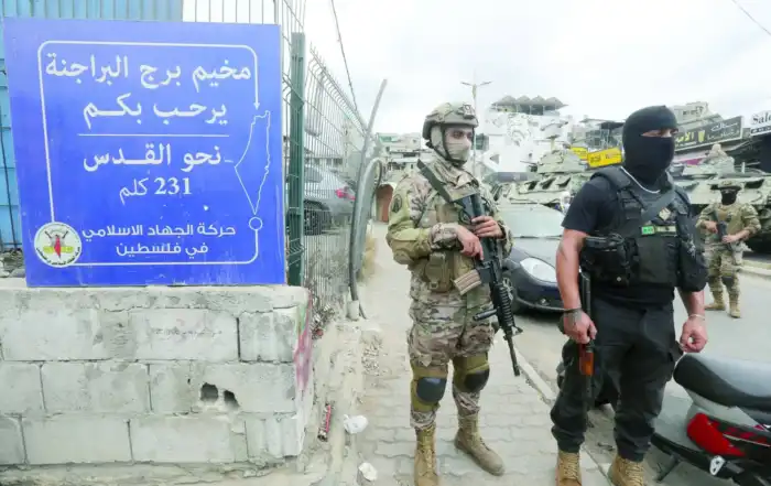 جيش لبنان مخيم برج البراجنة