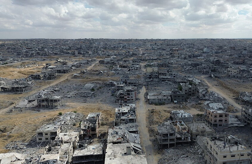 غزة صورة بالصورة- إسرائيل تحدّد “خط أصفر” شمال غزة وتتوعد من يتجاوزه