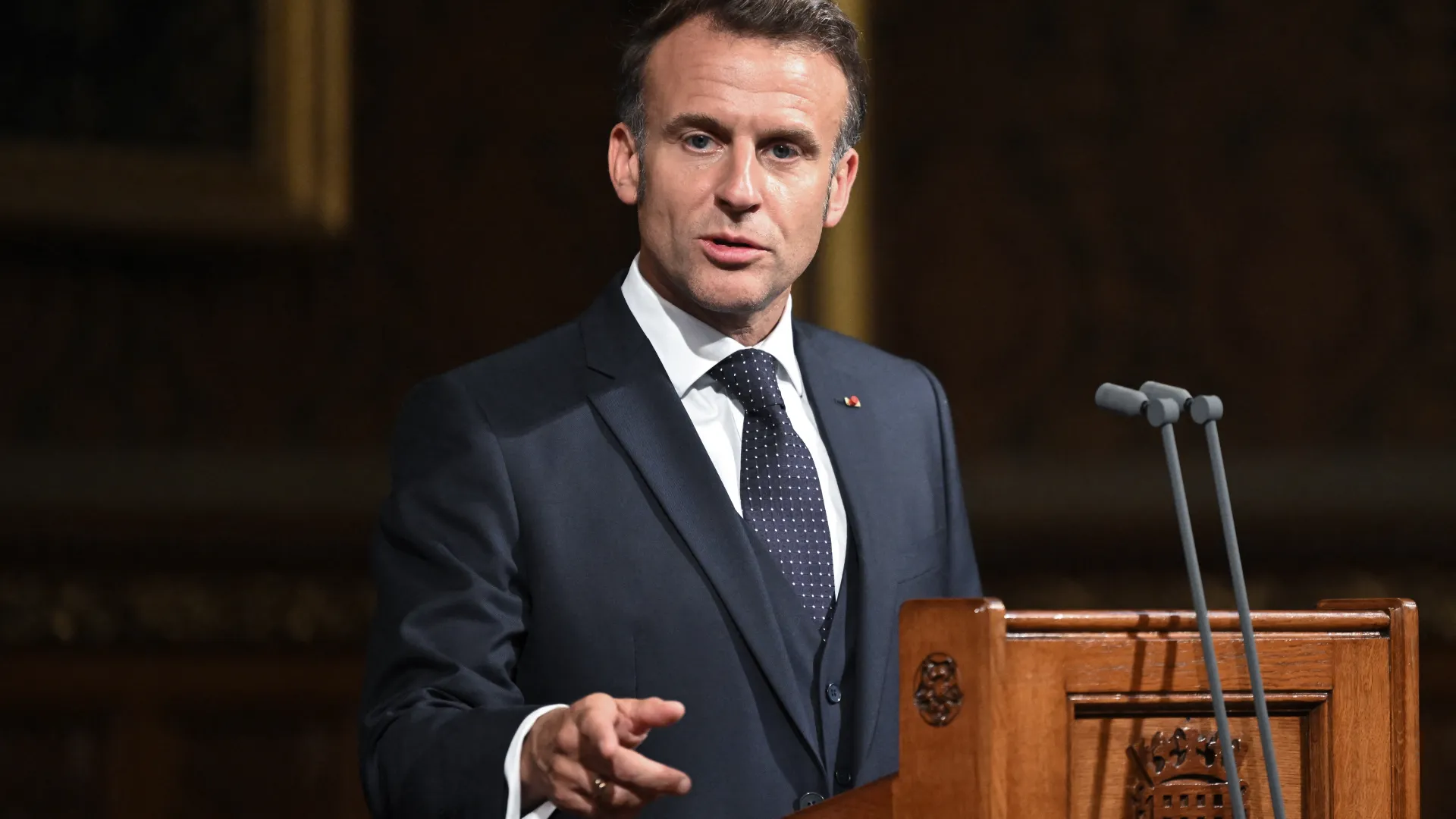 ماكرون ماكرون: سيكون لفرنسا دور خاص الى جانب السلطة الفلسطينيّة في حكم غزّة