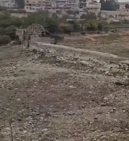جفاف نهر العاصي في سوريا بالكامل