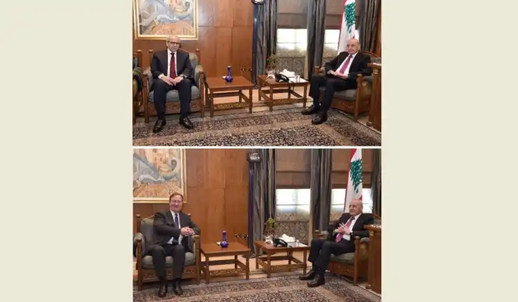 استقبالات بري بري بحث مع سلام في المستجدات