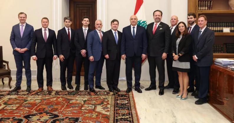 الوفد الأمريكي في لبنان