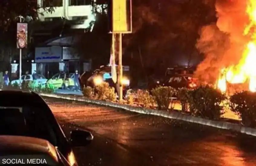 انفجار المزّة