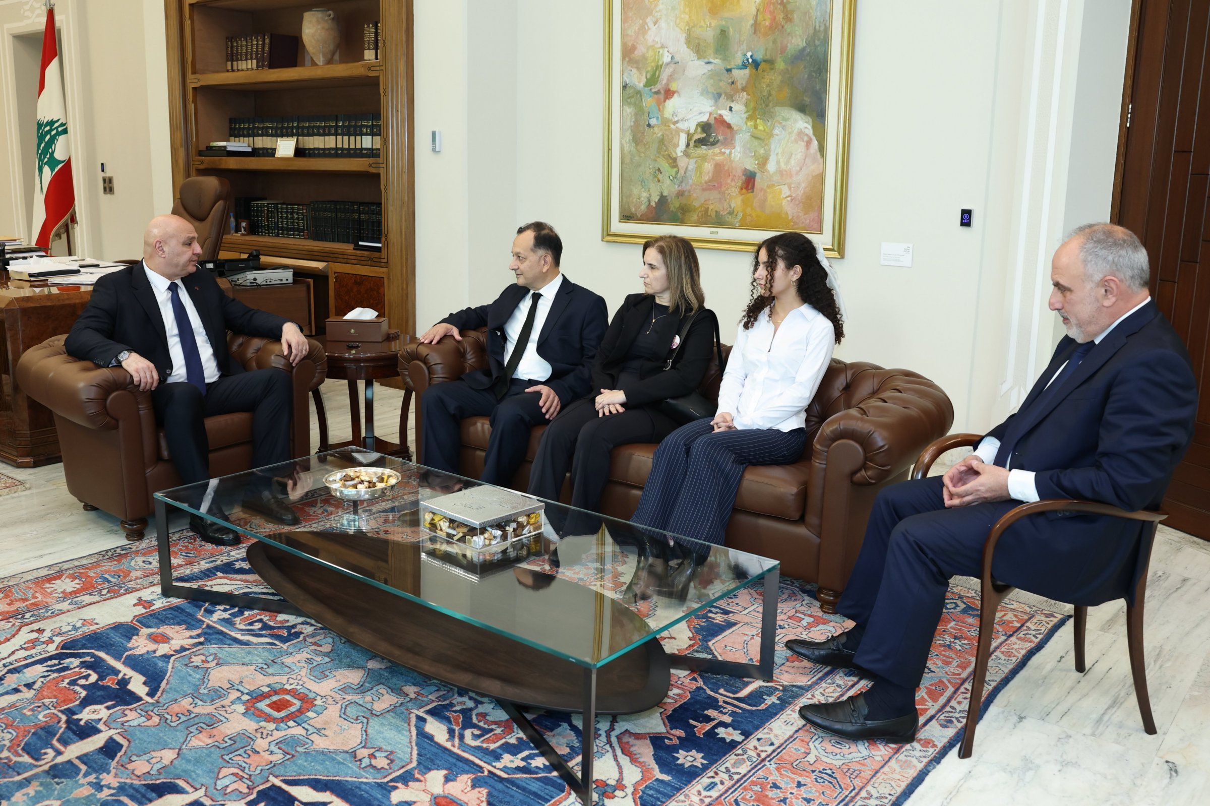 عون عون خلال استقباله عائلة إيليو أبو حنّا: التحقيقات ستستمرّ حتّى جلاء الحقيقة