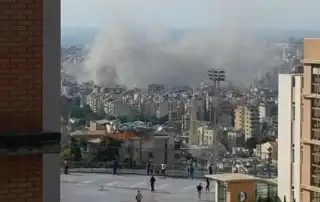 قصف الضاحية حرب غارة