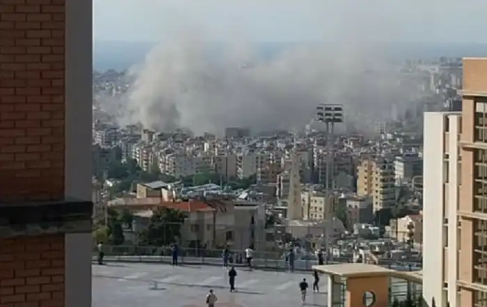 قصف الضاحية حرب غارة