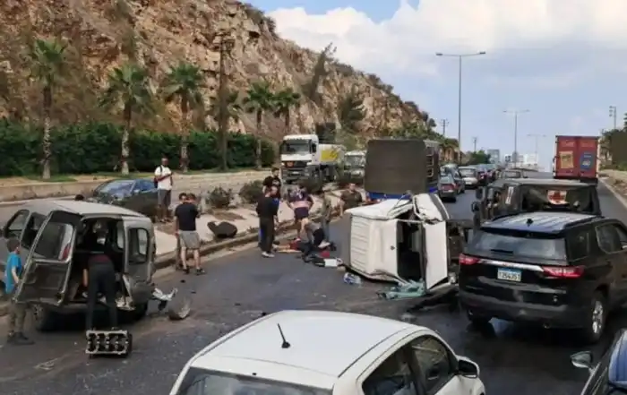 لبنان حادث سير