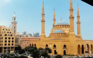 وسط بيروت مسجد كنيسة