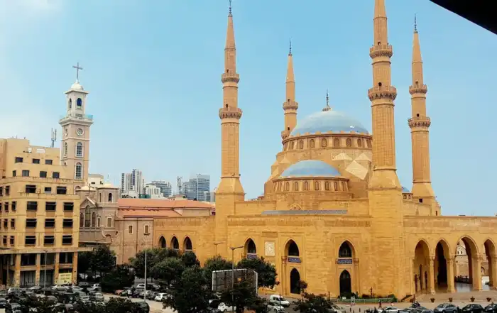 وسط بيروت مسجد كنيسة