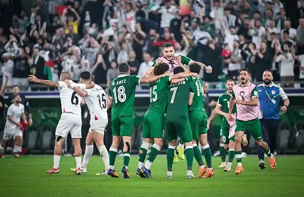 2249972851 من الملاعب إلى القلوب… فلسطين وسوريا تصنعان فرحة نادرة