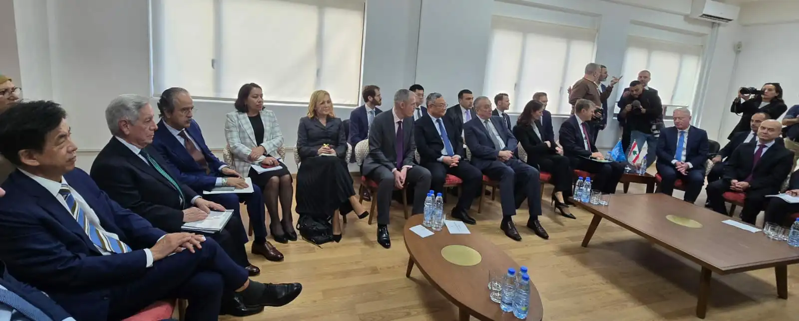 استقبالات رجي رجّي طالب وفد مجلس الأمن بالضغط على إسرائيل لوقف اعتداءاتها