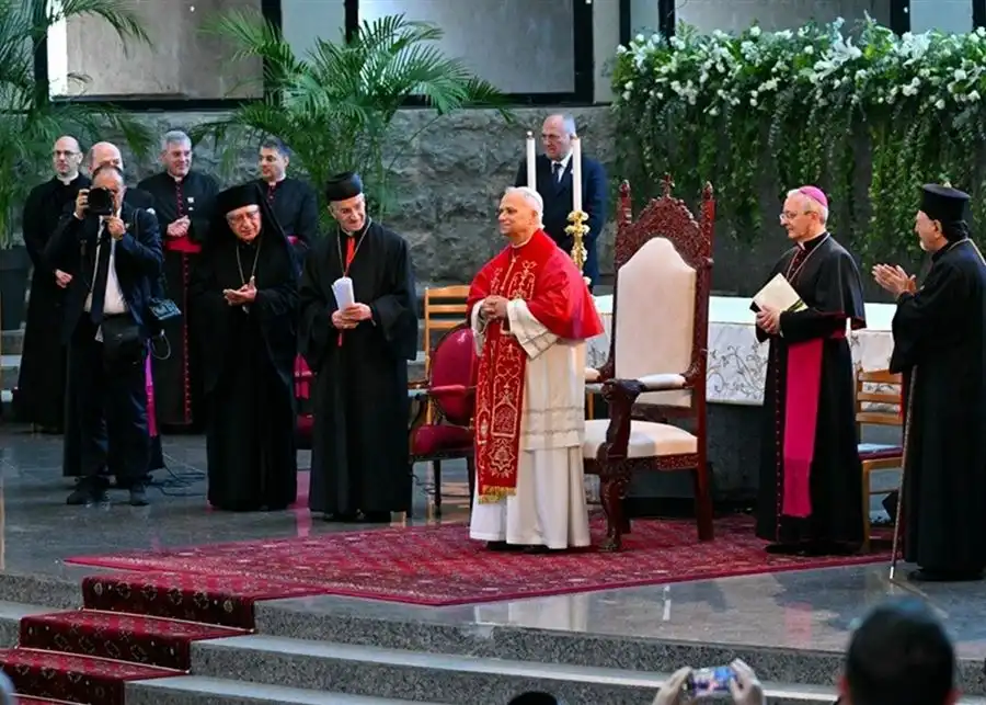 البابا من حريصا: يجب تحويل الألم الى أمل عبر المحبّة