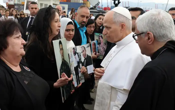 البابا لقاء اهالي المرفا