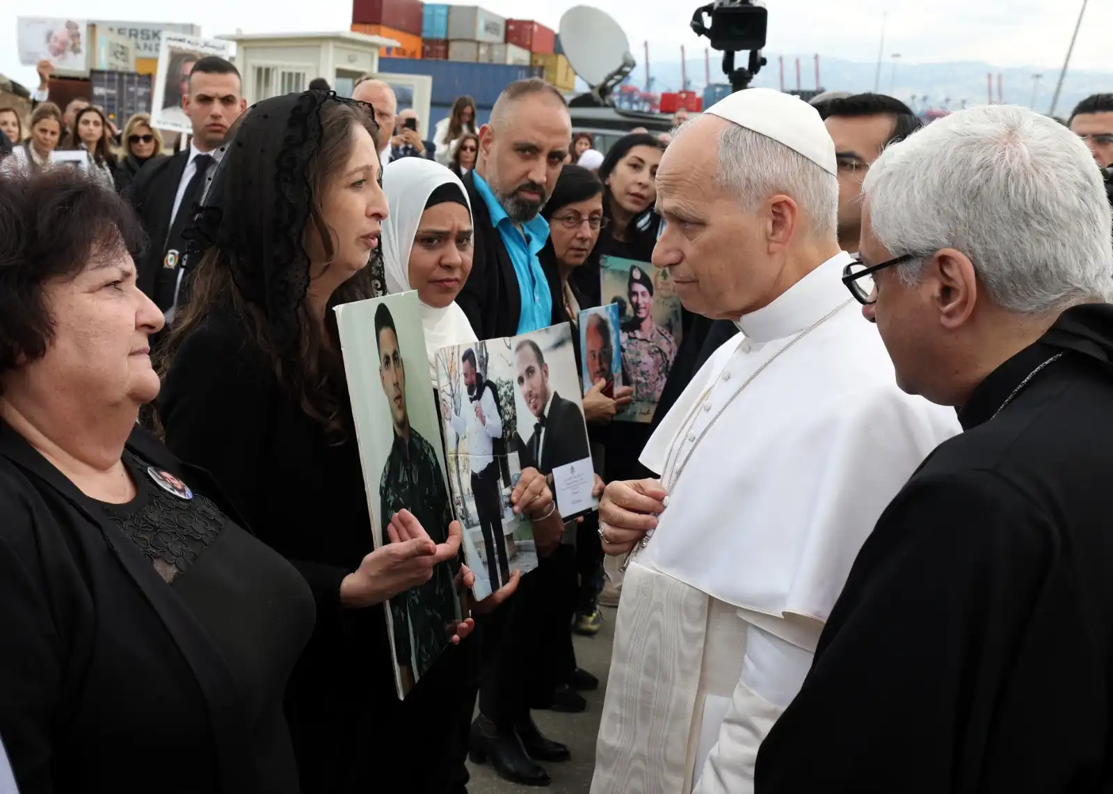 البابا لقاء اهالي المرفا