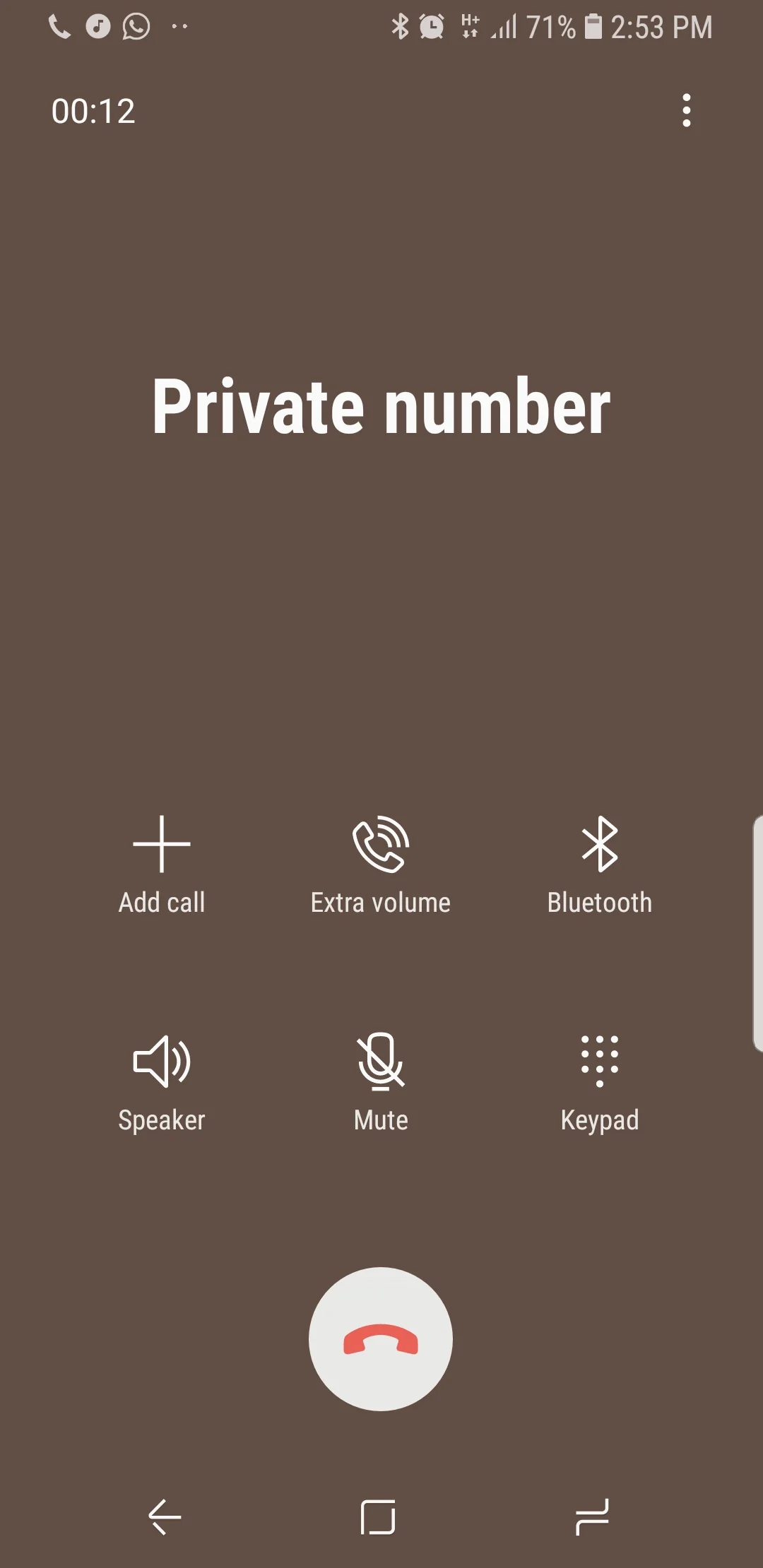 Private number