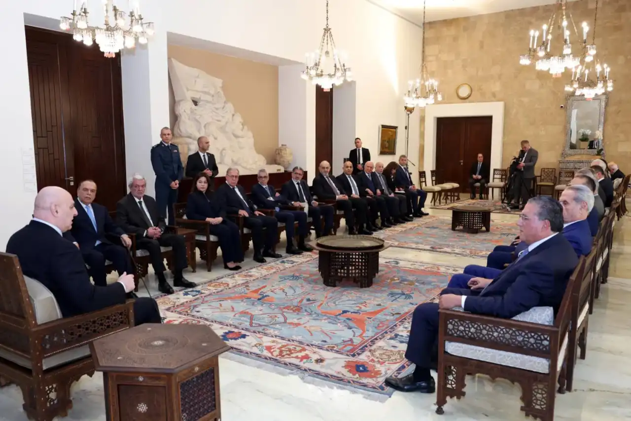 عون وفد الهيئات الاقتصادية